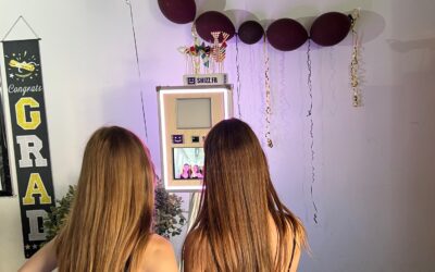 Les 3ème fêtent la fin de leur collège avec notre Photobooth dans le Gard