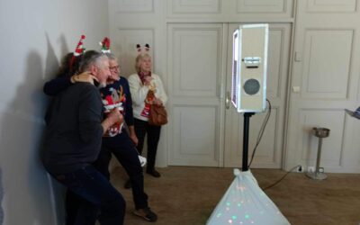 Photobooth au restaurant Vatel à Nîmes pour Sourds Seniors du Gard